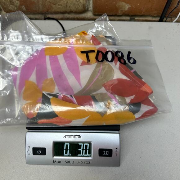 Loft Tropical Bright colorful Pink Yellow Floral Print Halter Blouse Size Small - Picture 10 of 10